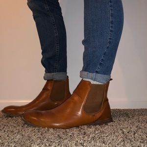 NEW! Leather dress boots